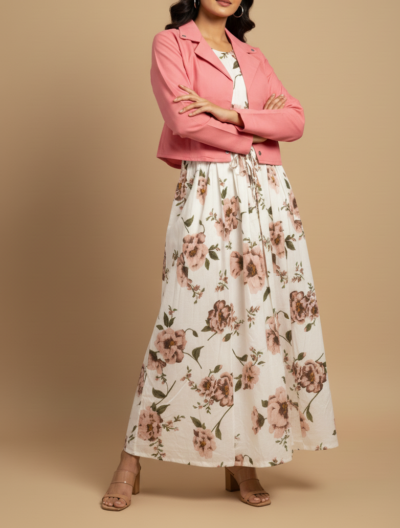 Floral Elegence 2 Piece Maxi & Coat🌸✨