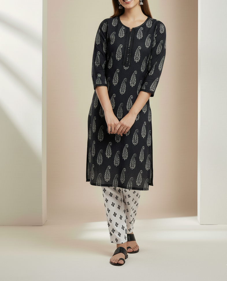 Premium Khaddar 2-Piece Co-ord set ✨💖