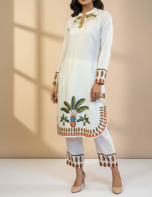 Simple 2-Piece Co-ord Set Khaddar 🌟 ❄️