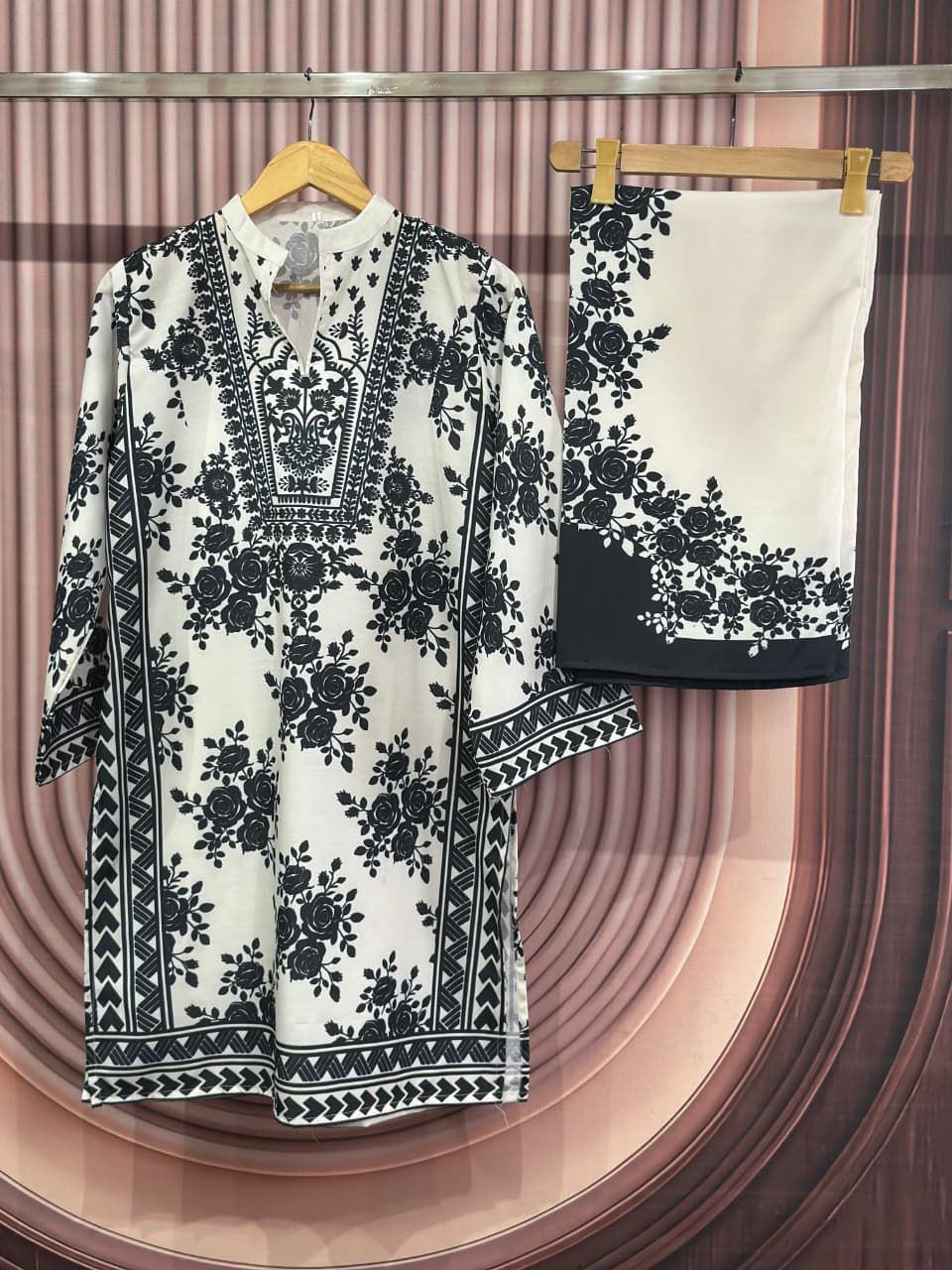 Digital printed 2-Piece Co-ord Set Khaddar 💖✨