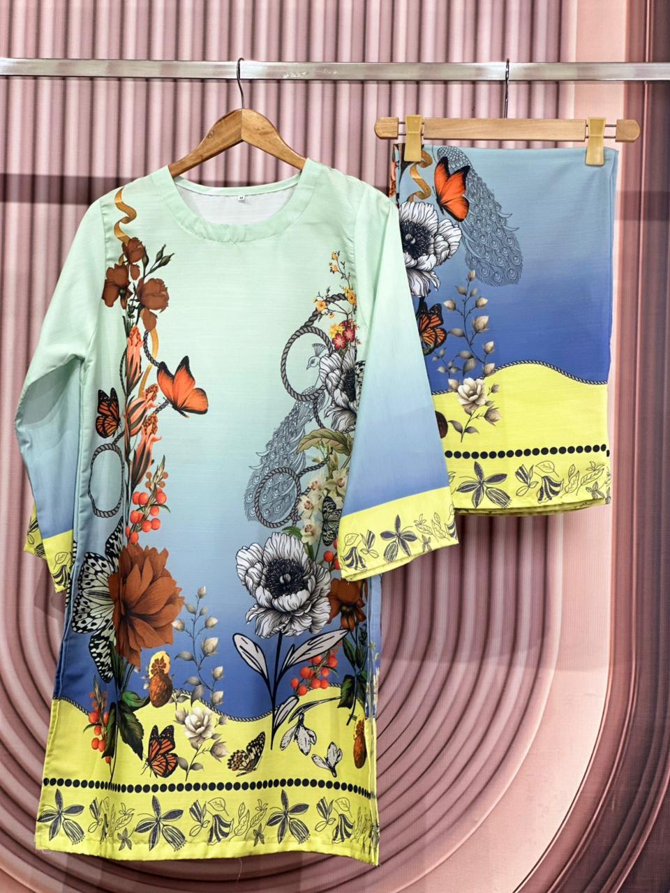 Beautifull printed 2-Piece Co-ord Set Khaddar🌟❄️