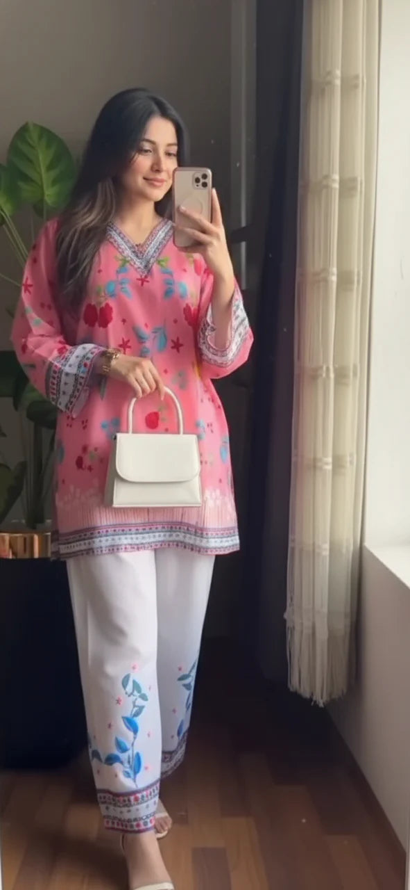 Gulabo 2Pc Digital Printed Dress💖✨