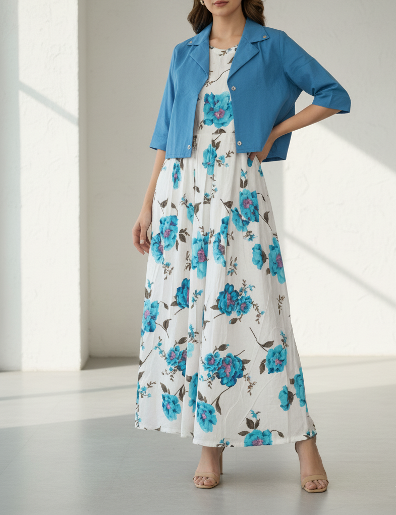 Floral Elegence 2 Piece Maxi & Coat🌸✨