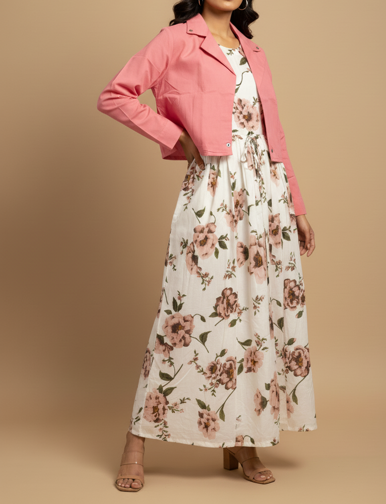 Floral Elegence 2 Piece Maxi & Coat🌸✨