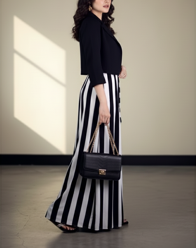 2 Piece Digital Lining Maxi & Coat✨