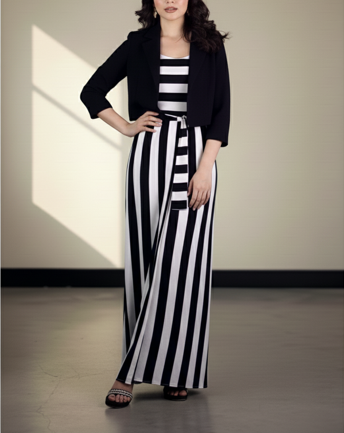 2 Piece Digital Lining Maxi & Coat✨