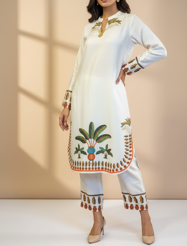 Simple 2-Piece Co-ord Set Khaddar  🌟 ❄️