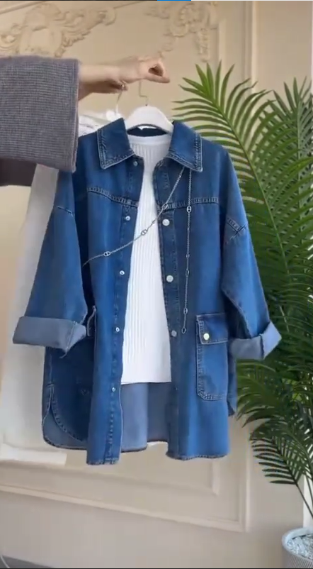 3 piece Denim elegant looks 💢💯