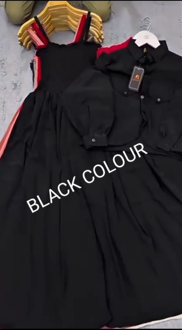 2 Piece Maxi Full Statchable & With Attractive Colors👗