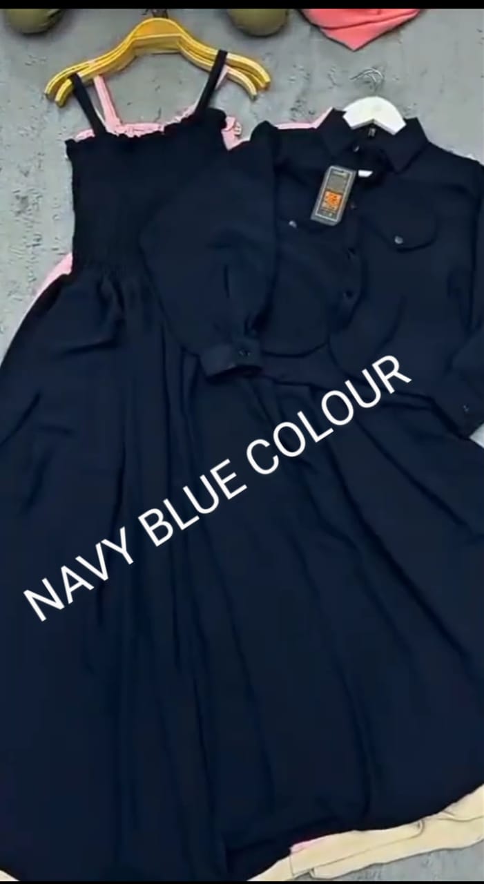 2 Piece Maxi Full Statchable & With Attractive Colors👗