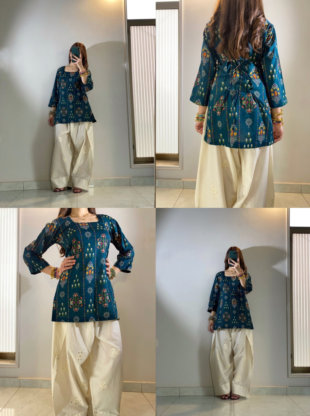 ✨💚 Effortless Elegance with a Desi Touch 💚✨D:2061