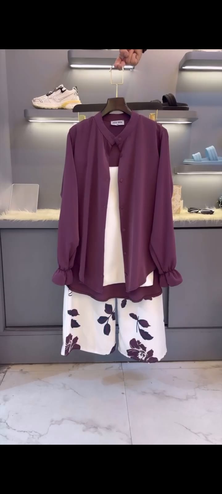 Elegant 3Pc Suit ✨🤍 Simple Western Style 🌸👖) D:2007